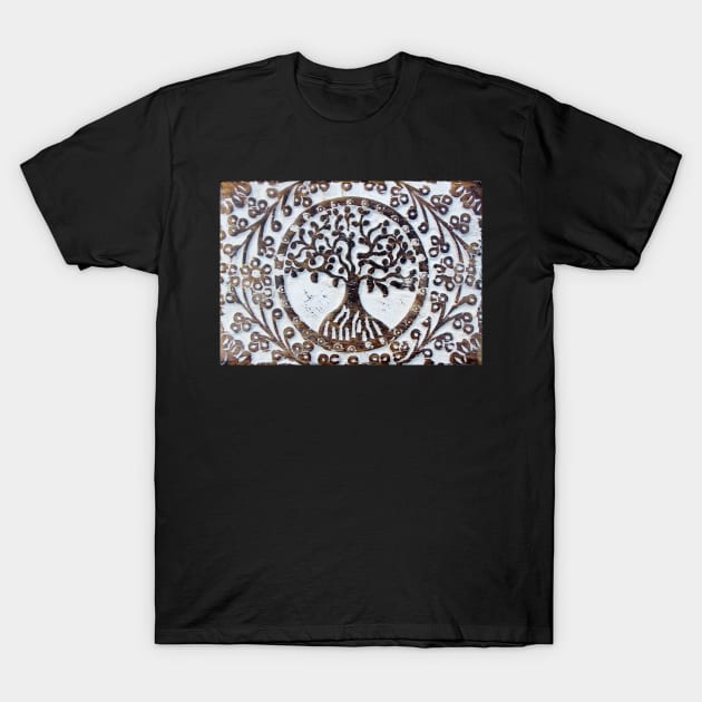 Tree of life Carving T-Shirt by MagpieSprings